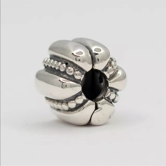 Authentic Pandora Dots & Ridges Clip - LAST ONE - Picture 6 of 8